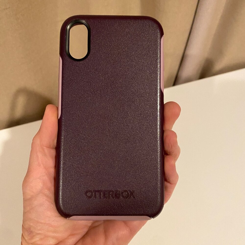 OtterBox Symmetry iPhone XS Max Case Purple Tonic Violet Geometric‎